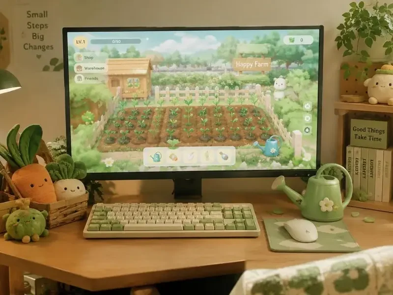 游戏主播带粉丝云种地，把直播间变成了共享农场 - 52吃瓜主播动态封面图
